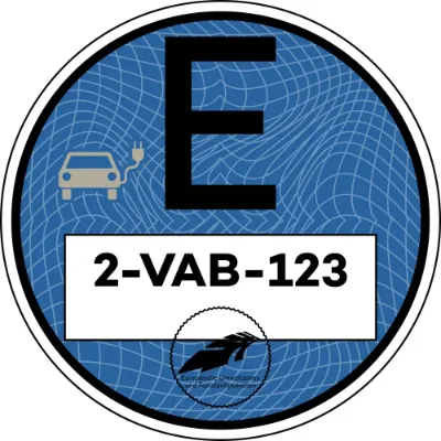 Afbeeldingen van E-Sticker Duitsland